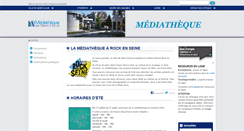 Desktop Screenshot of mediatheque-saintcloud.fr