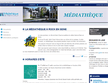 Tablet Screenshot of mediatheque-saintcloud.fr